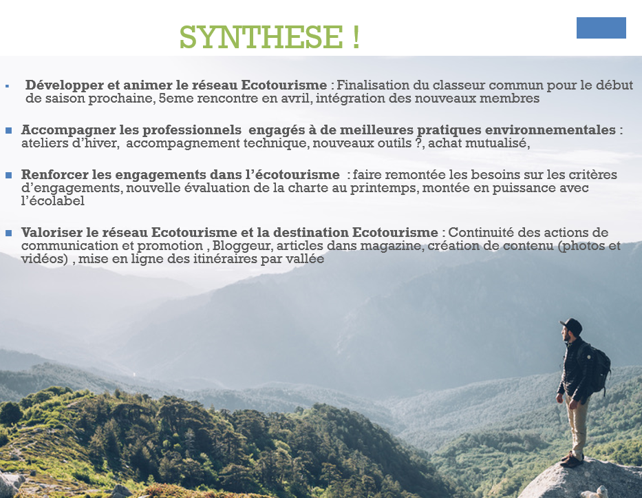 synthese strategie ecotourisme